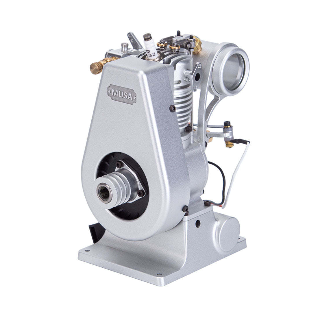 MUSA F1-2.7cc George Luhrs Tribute Vertical 4 Stroke Stationary Gas Engine Model-helloworld7