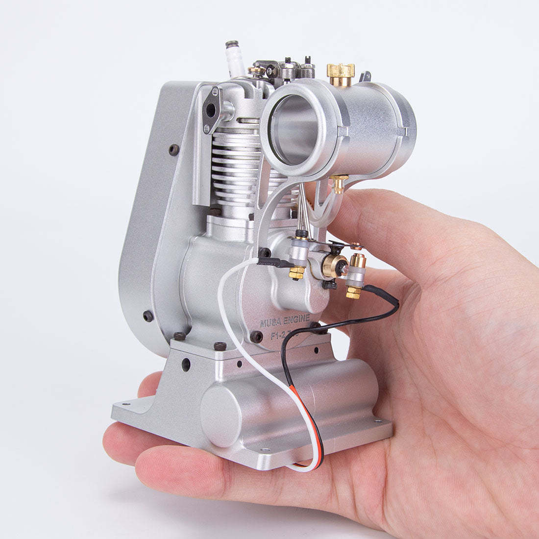 MUSA F1-2.7cc George Luhrs Tribute Vertical 4 Stroke Stationary Gas Engine Model-helloworld7