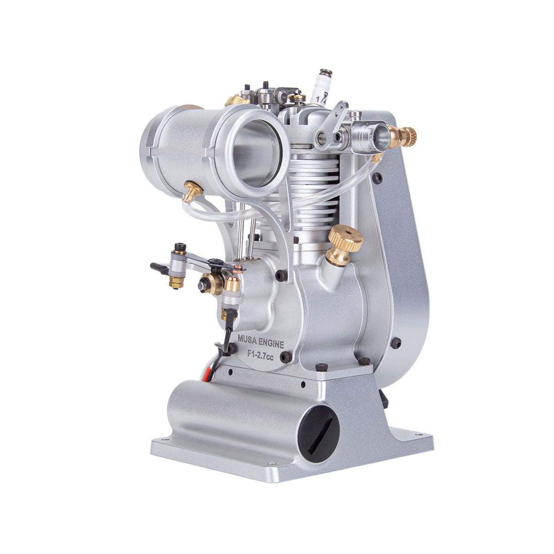 MUSA F1-2.7cc George Luhrs Tribute Vertical 4 Stroke Stationary Gas Engine Model-helloworld7