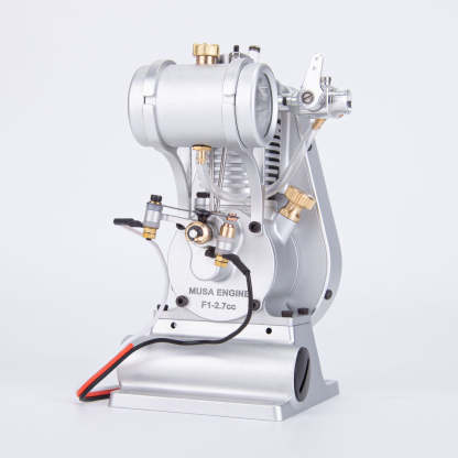 MUSA F1-2.7cc George Luhrs Tribute Vertical 4 Stroke Stationary Gas Engine Model-helloworld7