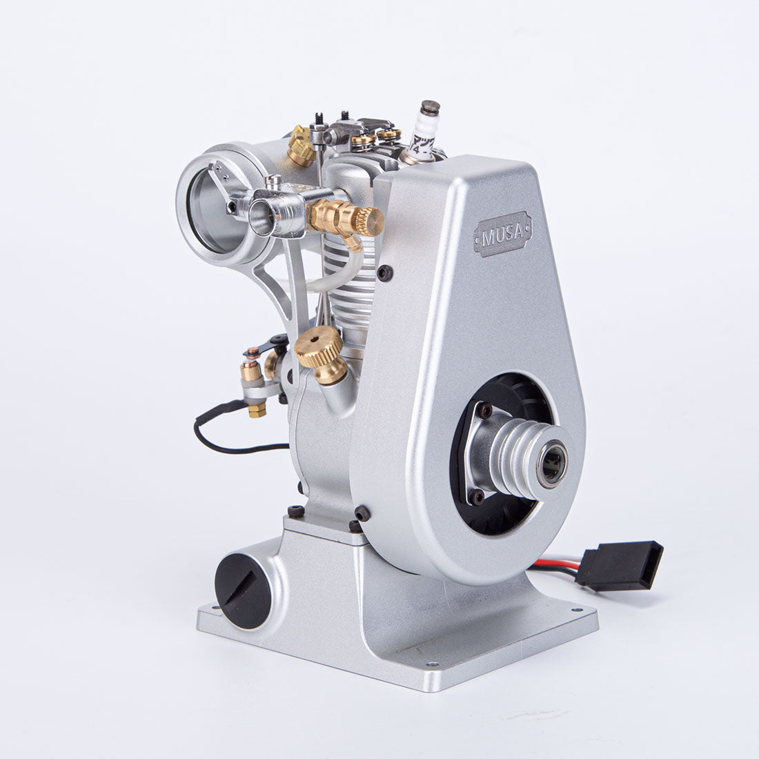 MUSA F1-2.7cc George Luhrs Tribute Vertical 4 Stroke Stationary Gas Engine Model-helloworld7