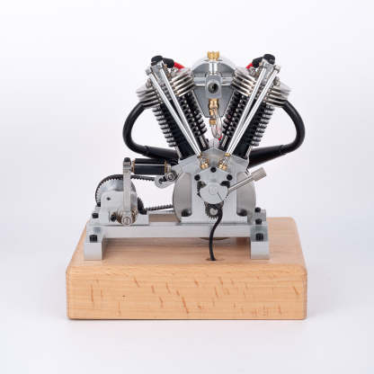 MUSA Hoglet V2 6.6cc V-Twin 4 Stroke Gas Engine Model with Kickstarter Gift-helloworld7