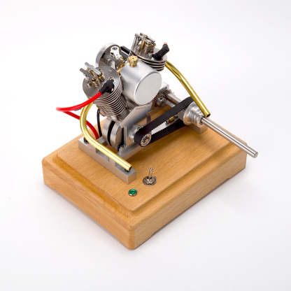 MUSA Hoglet V2 6.6cc V-Twin 4 Stroke Gas Engine Model with Kickstarter Gift-helloworld7