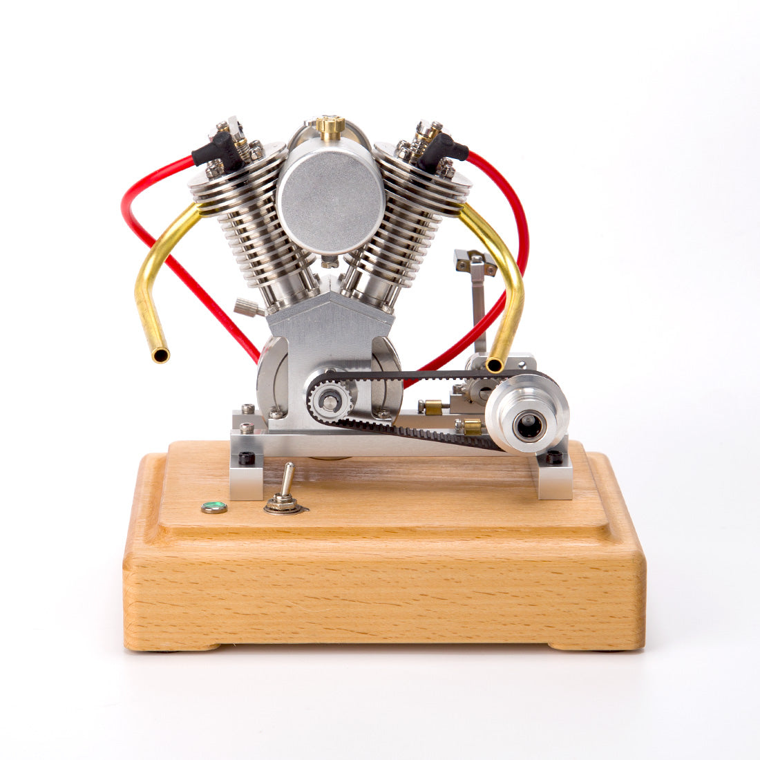 MUSA Hoglet V2 6.6cc V-Twin 4 Stroke Gas Engine Model with Kickstarter Gift-helloworld7