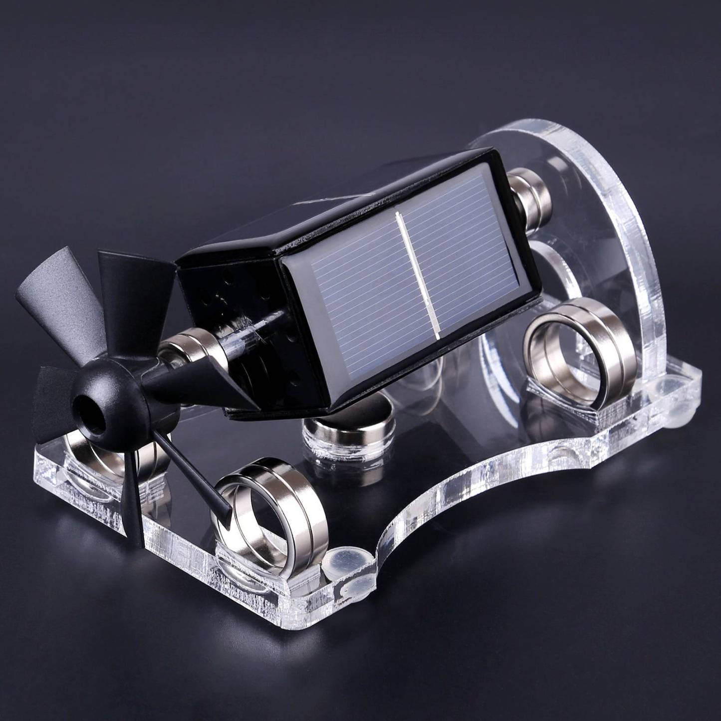 Magnetic Levitation Solar Motor Model Science Physics Gift for Home Office Decor-helloworld7