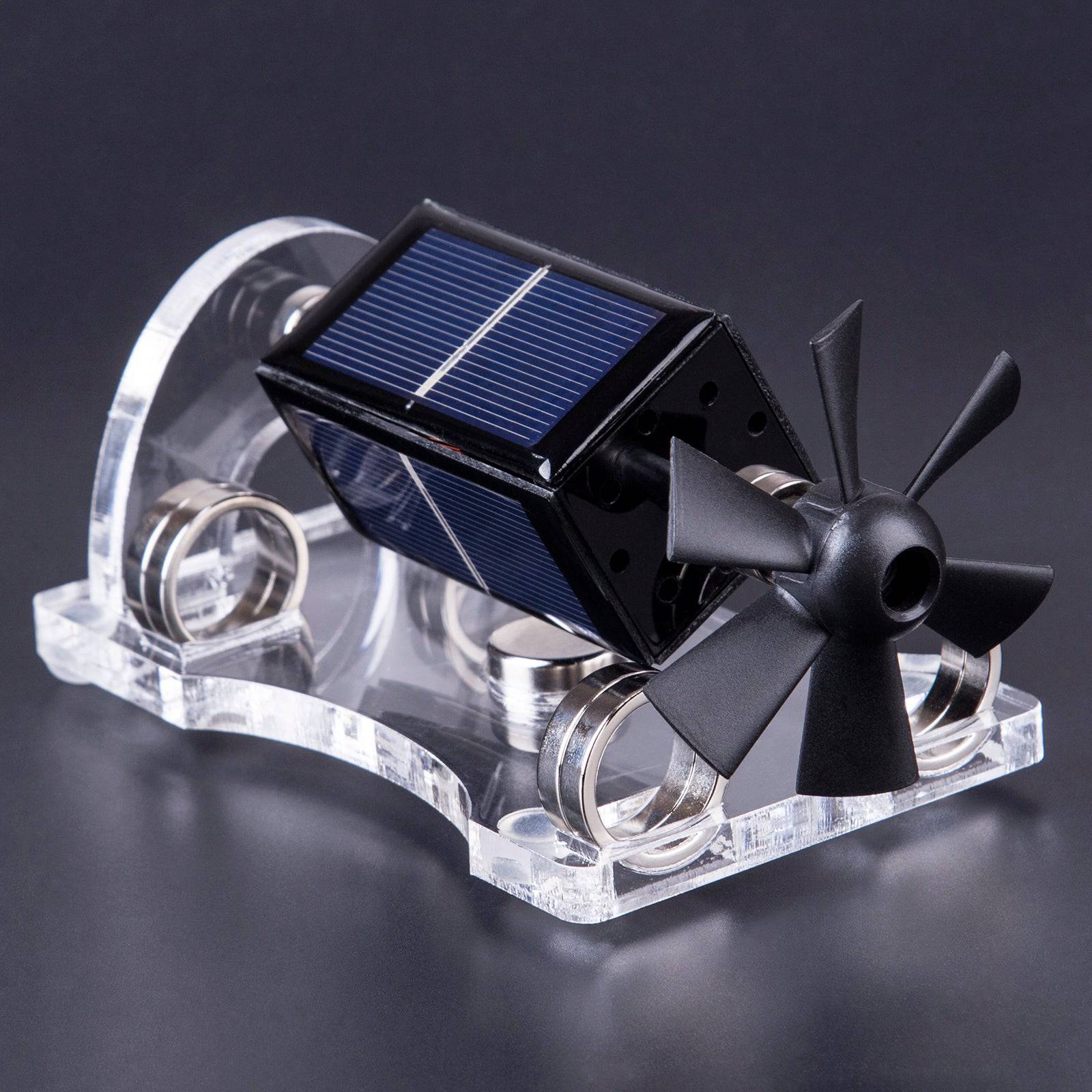 Magnetic Levitation Solar Motor Model Science Physics Gift for Home Office Decor-helloworld7