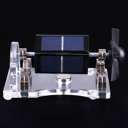 Magnetic Levitation Solar Motor Model Science Physics Gift for Home Office Decor-helloworld7
