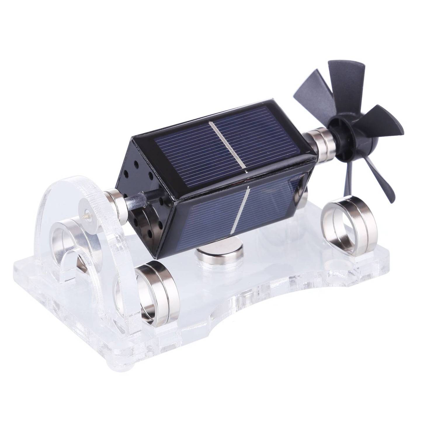 Magnetic Levitation Solar Motor Model Science Physics Gift for Home Office Decor-helloworld7