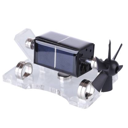 Magnetic Levitation Solar Motor Model Science Physics Gift for Home Office Decor-helloworld7