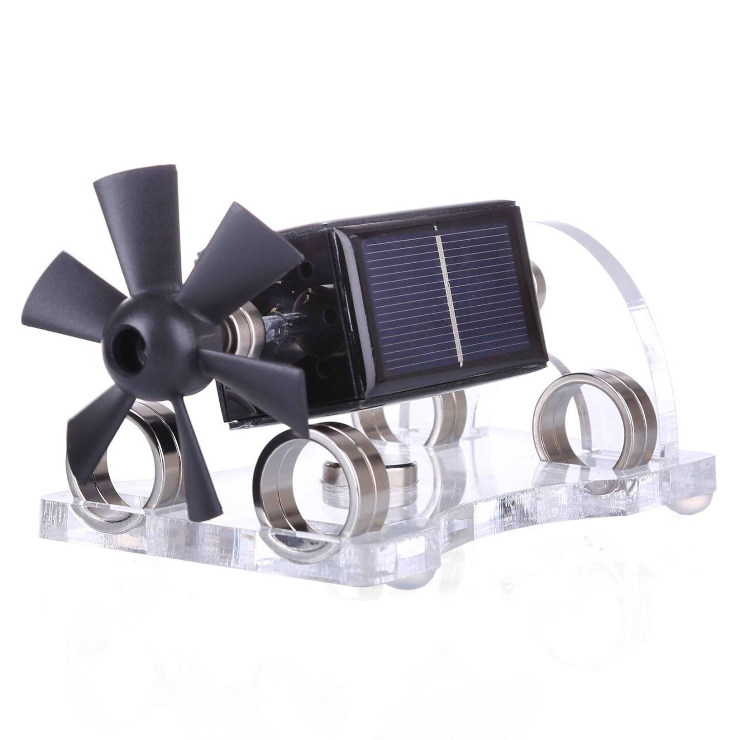Magnetic Levitation Solar Motor Model Science Physics Gift for Home Office Decor-helloworld7