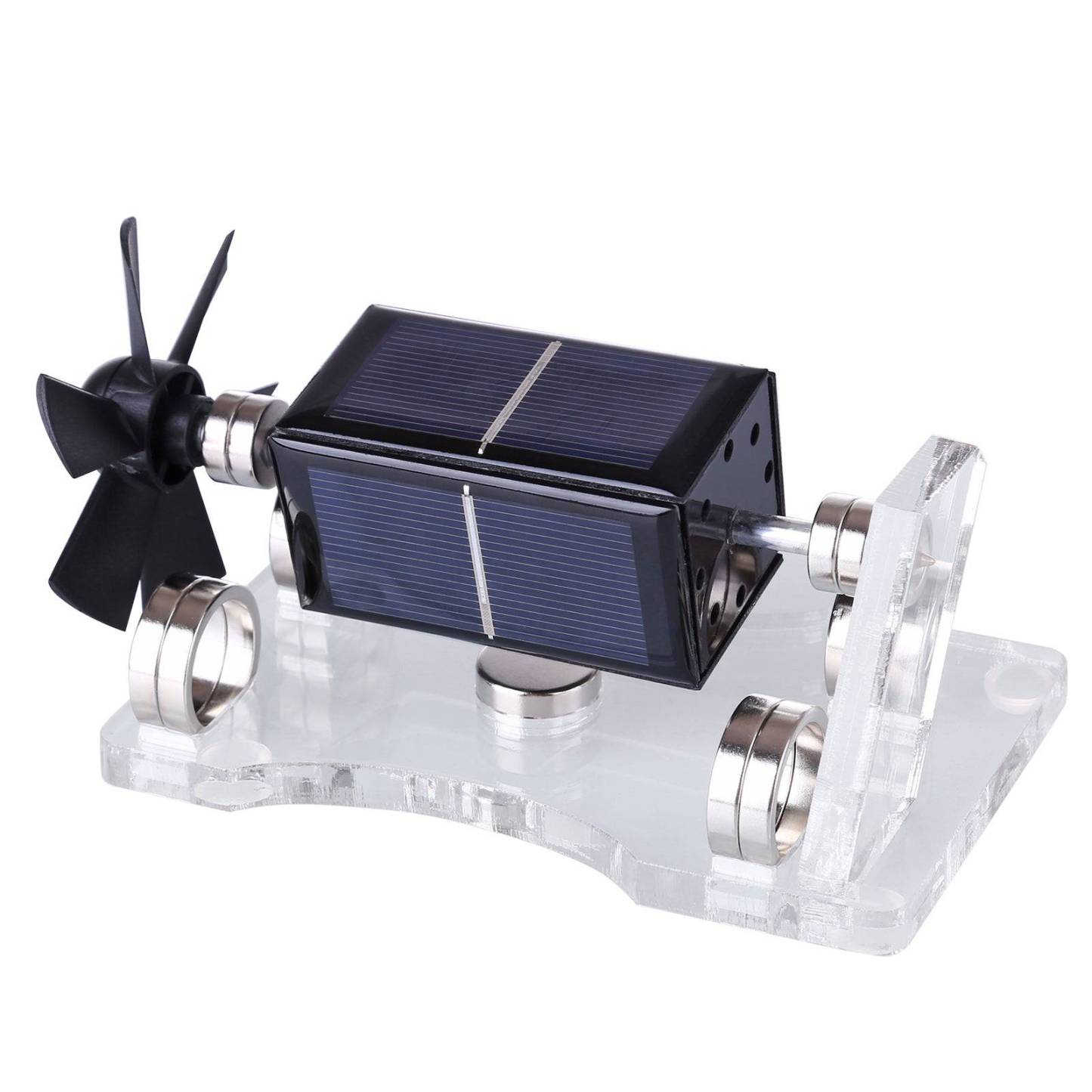 Magnetic Levitation Solar Motor Model Science Physics Gift for Home Office Decor-helloworld7