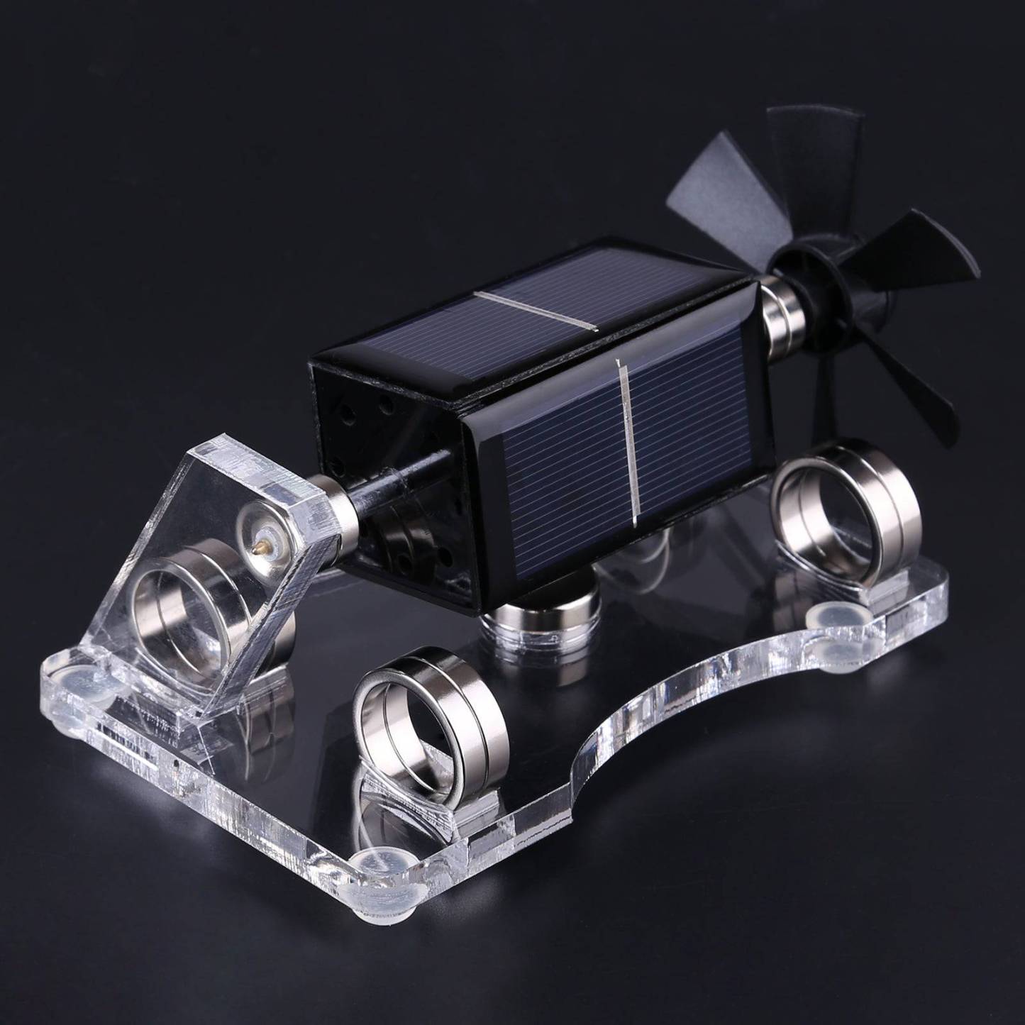 Magnetic Levitation Solar Motor Model Science Physics Gift for Home Office Decor-helloworld7