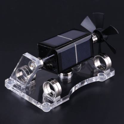 Magnetic Levitation Solar Motor Model Science Physics Gift for Home Office Decor-helloworld7