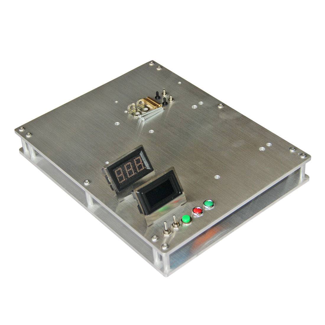 Metal Display Base Stand with Ignition Switch for Inline 4 Cylinder Gas Engine Model