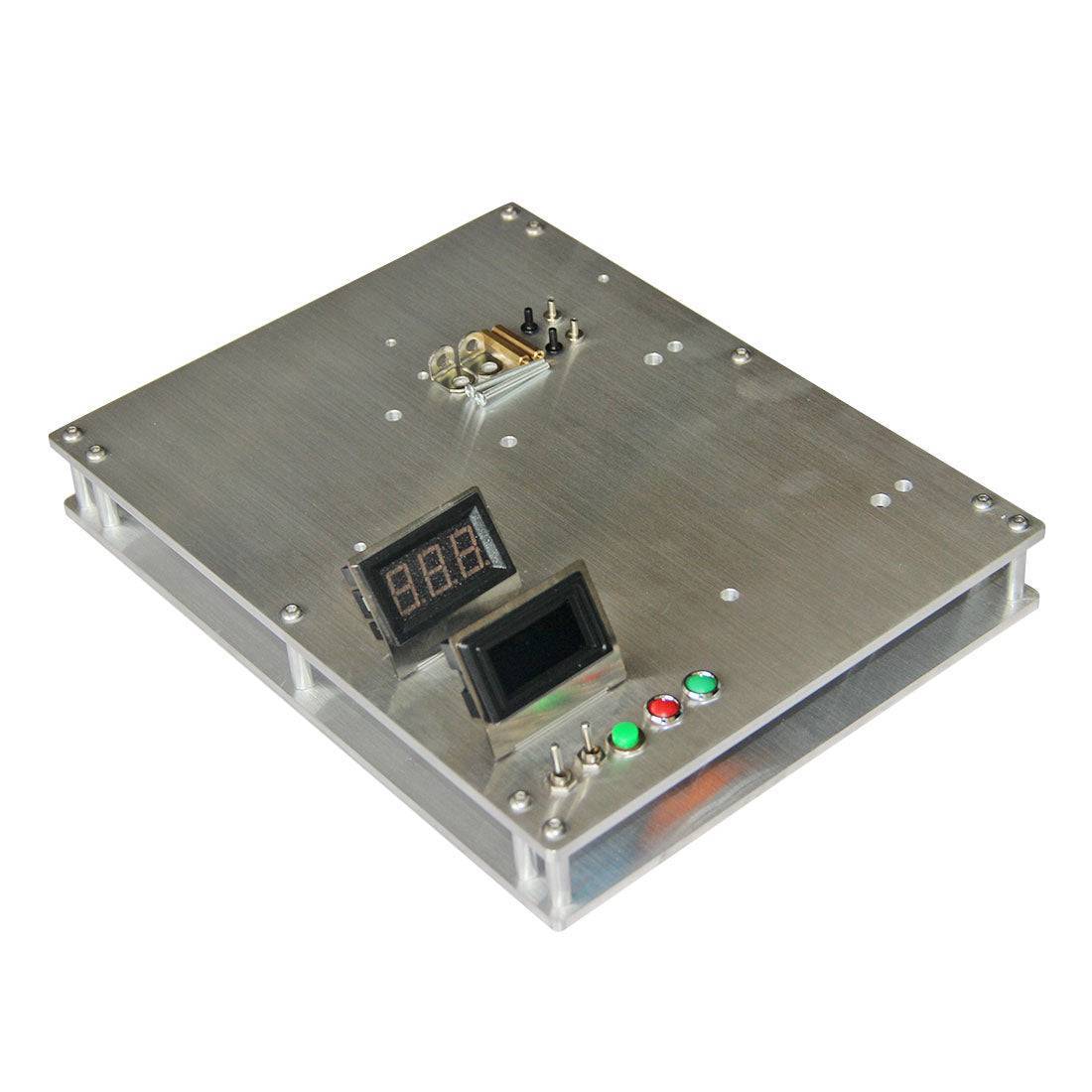 Metal Display Base Stand with Ignition Switch for Inline 4 Cylinder Gas Engine Model
