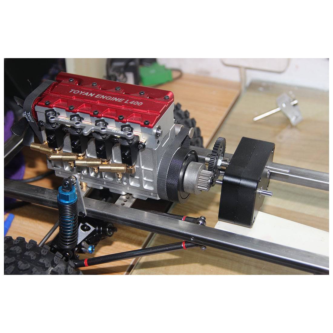 Metal Transmission Gearbox with Reverse Neutral Forward for Toyan FS-L400 FS-V800 Engine RC Car-helloworld7