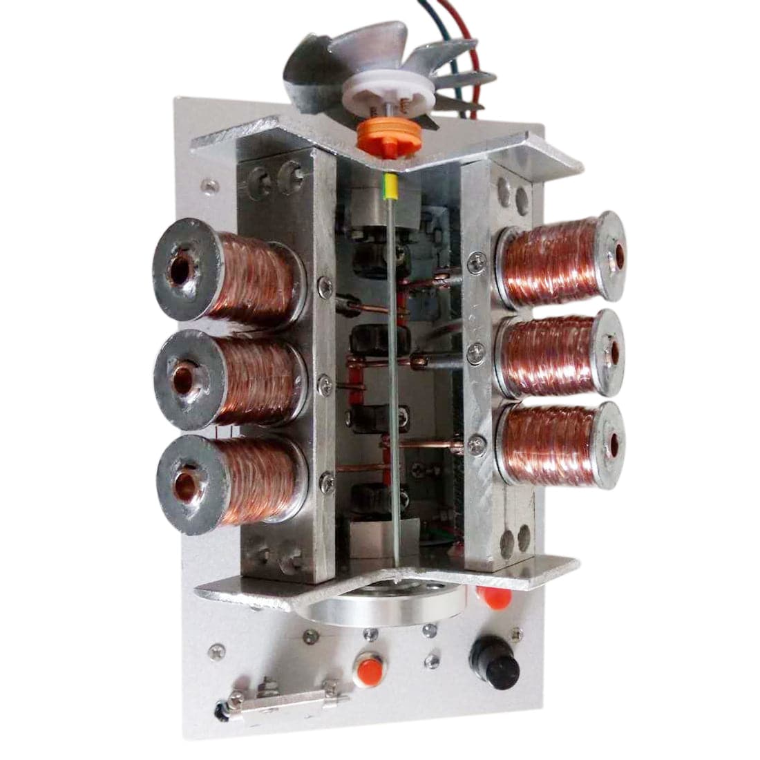 Metal V6 Electromagnetic Engine Model High Speed Solenoid Motor STEM Science Gift