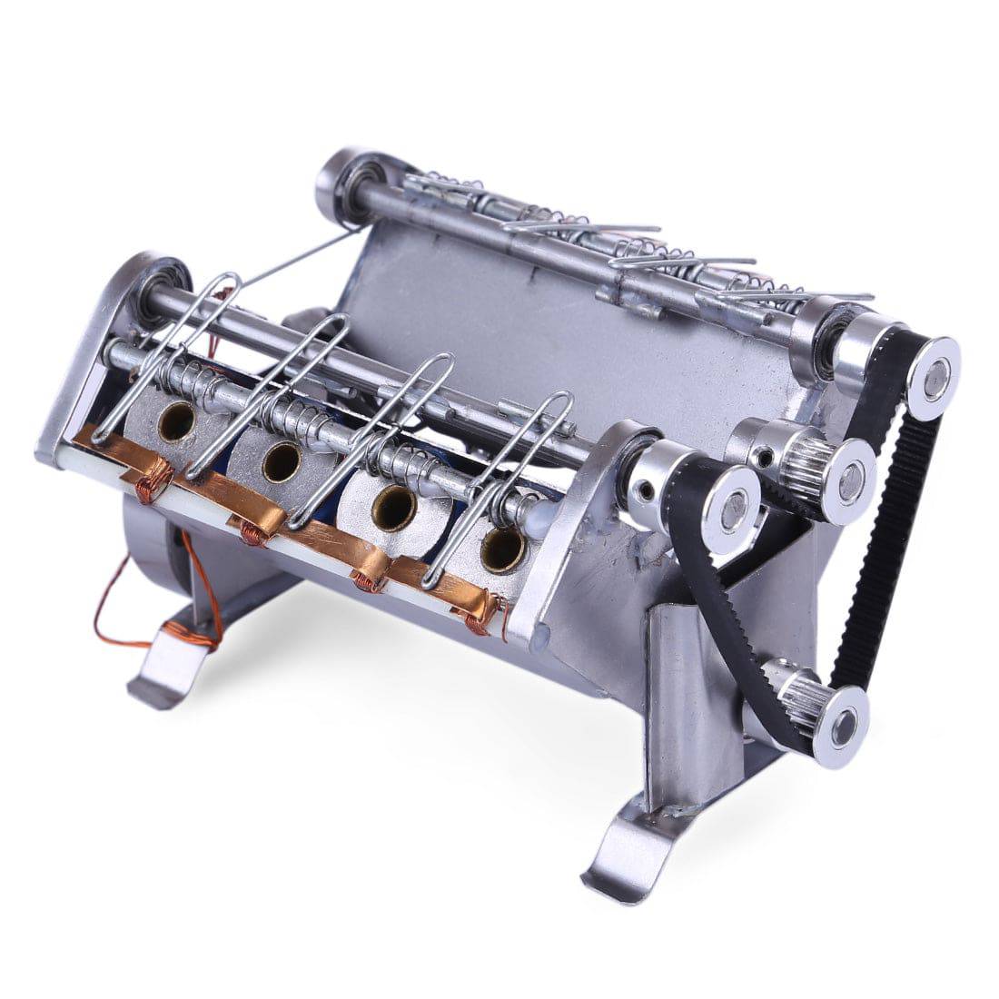 Metal V8 Electromagnetic Engine Model High Speed Solenoid Motor STEM Science Gift