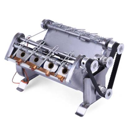 Metal V8 Electromagnetic Engine Model High Speed Solenoid Motor STEM Science Gift