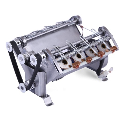 Metal V8 Electromagnetic Engine Model High Speed Solenoid Motor STEM Science Gift