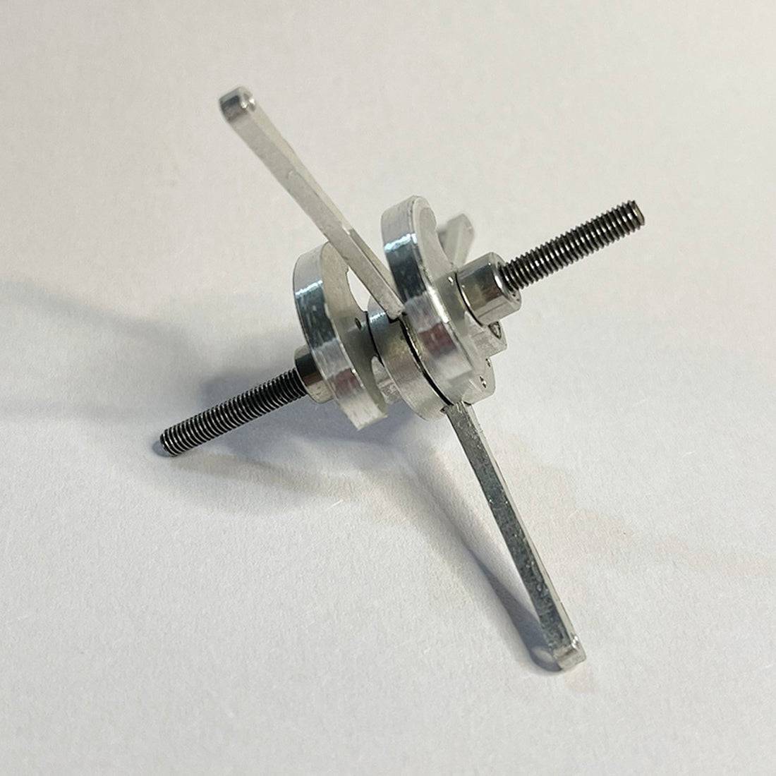 Micro 3-Cylinder Radial Electromagnetic Engine Model Metal Solenoid Motor Science Gift