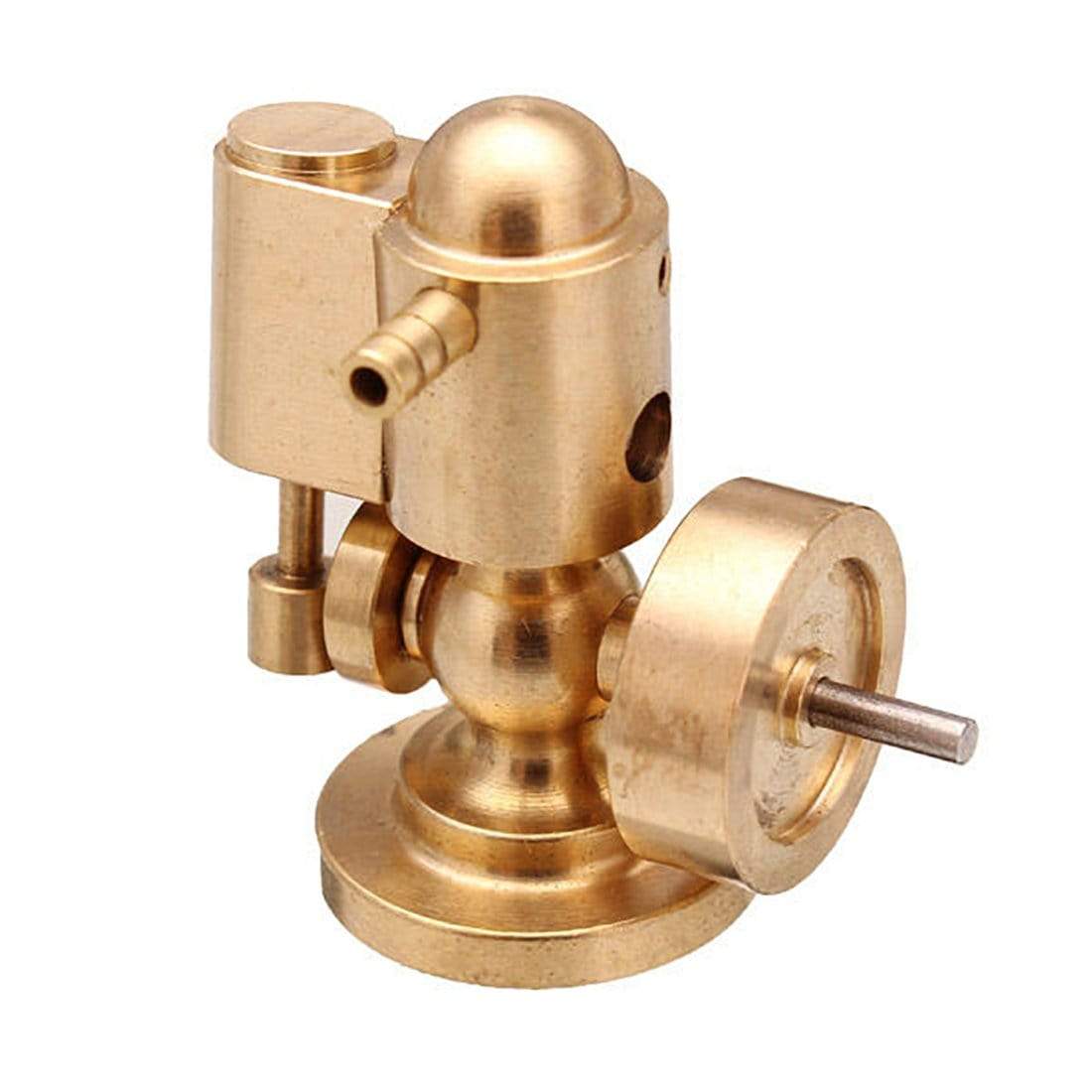 Micro Single Cylinder Pure Copper Steam Engine Model Kit for Small Boat Models