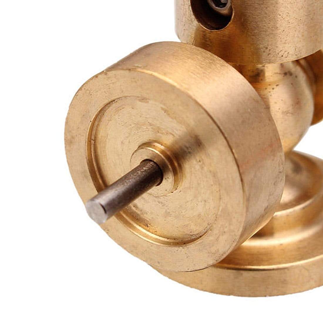 Micro Single Cylinder Pure Copper Steam Engine Model Kit for Small Boat Models