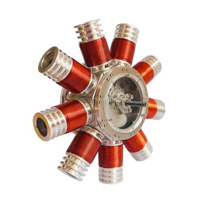 Mini 9-Cylinder Radial Electromagnetic Engine Model Brushless Motor for RC Car Desk Decor