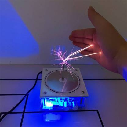 Mini Bluetooth Plasma Speaker Flat Panel Tesla Coil Touchable Arc Science Toy