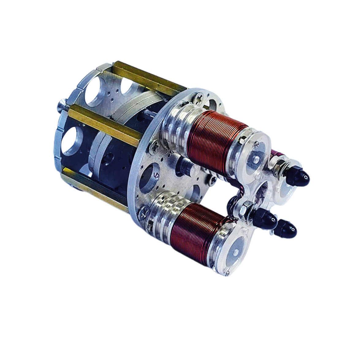 Mini Duke Axial Piston Electromagnetic Engine Model 3-Cylinder Brushless Motor RC Mod