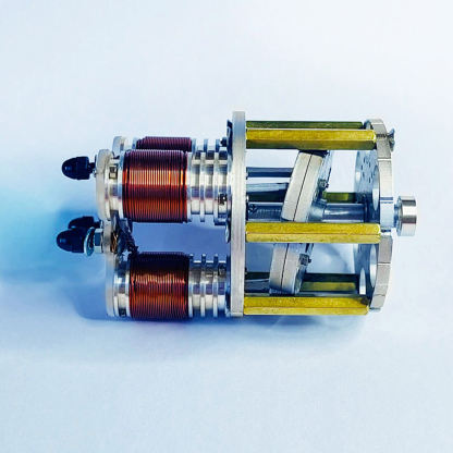 Mini Duke Axial Piston Electromagnetic Engine Model 3-Cylinder Brushless Motor RC Mod