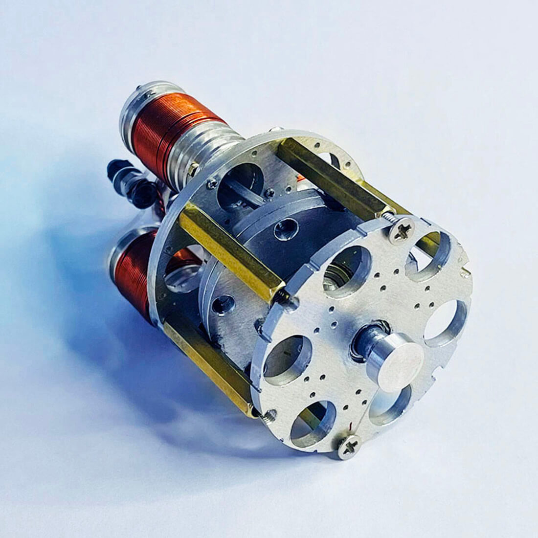 Mini Duke Axial Piston Electromagnetic Engine Model 3-Cylinder Brushless Motor RC Mod