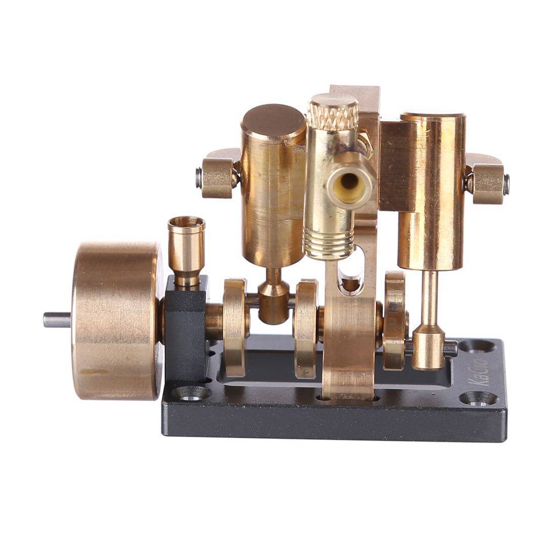 Mini Inline Double Cylinder Swing Steam Engine Model for RC Boats under 40cm