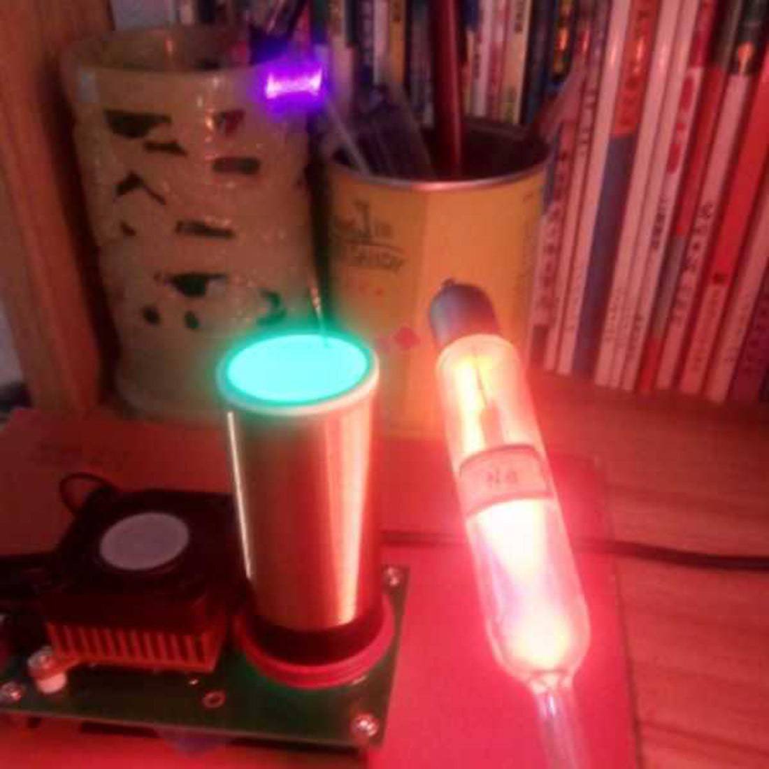 Mini Musical Tesla Coil Plasma Speaker Kit Wireless Transmission Science Experiment Toy