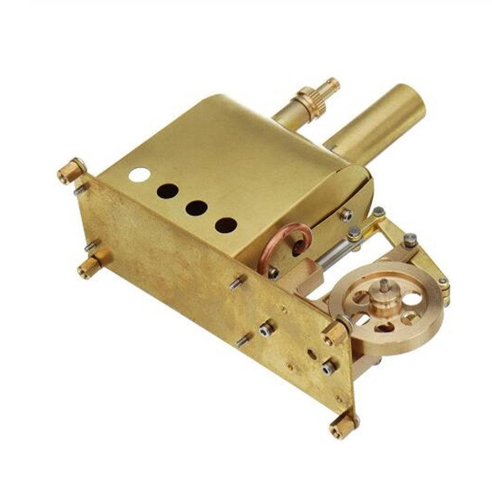 Mini Pure Copper Steam Engine Model with Boiler Desktop Physics Gift Set
