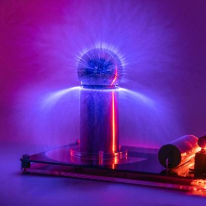 Mini Tesla Coil Arc Lighter Plasma Generator 15-24V Wireless Transmission Science Experiment Toy