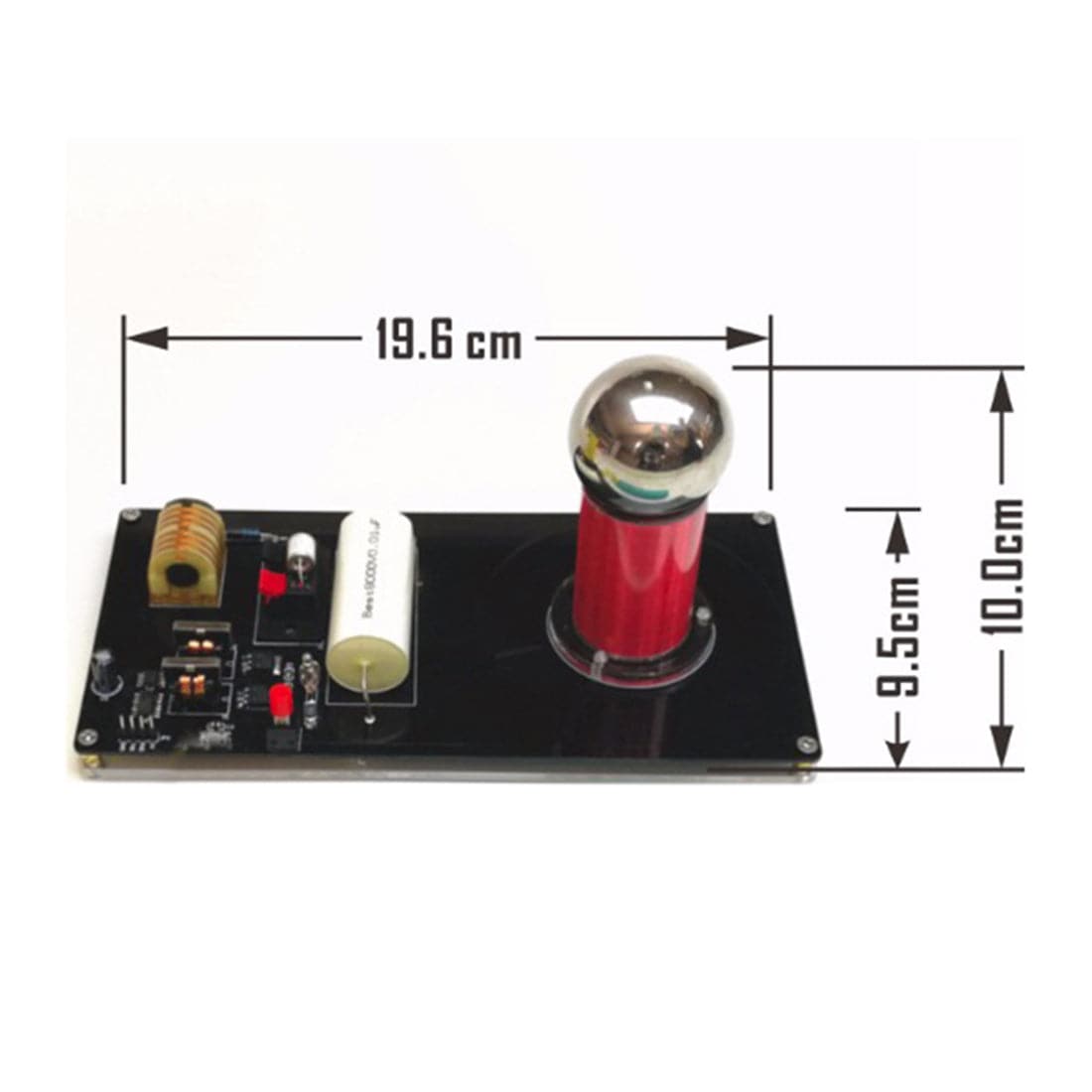 Mini Tesla Coil Arc Lighter Plasma Generator 15-24V Wireless Transmission Science Experiment Toy
