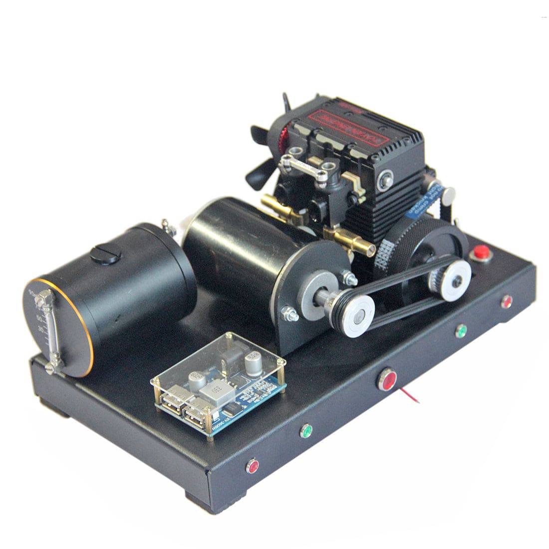 Modified TOYAN FS-L200 2-Cylinder 4-Stroke Nitro Engine Generator Model Kit 12V Output