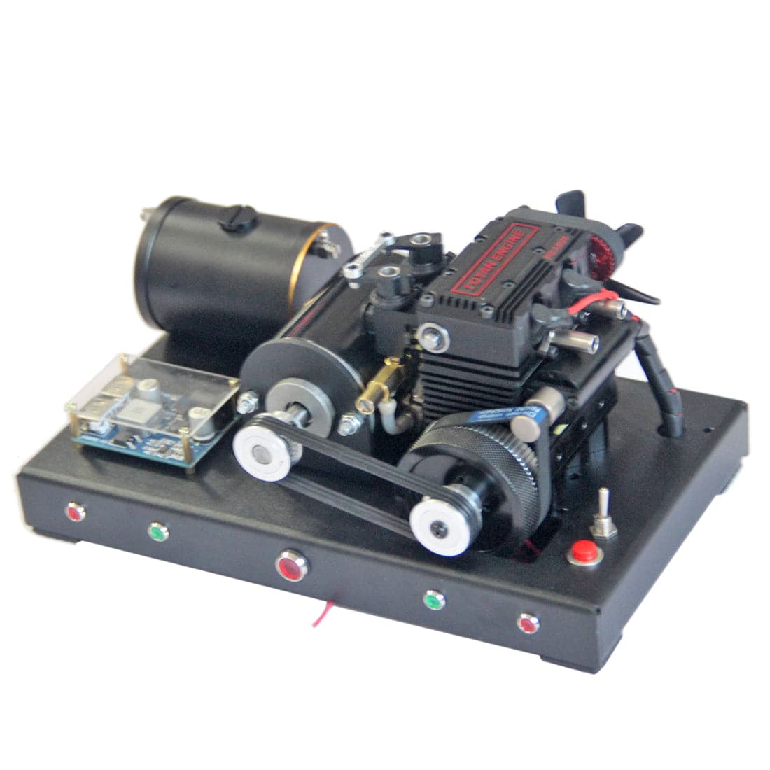 Modified TOYAN FS-L200 2-Cylinder 4-Stroke Nitro Engine Generator Model Kit 12V Output