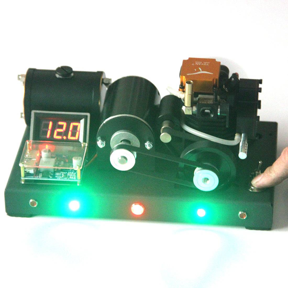 Modified TOYAN FS-S100A 4-Stroke Methanol Engine Generator Model Kit 12V Output