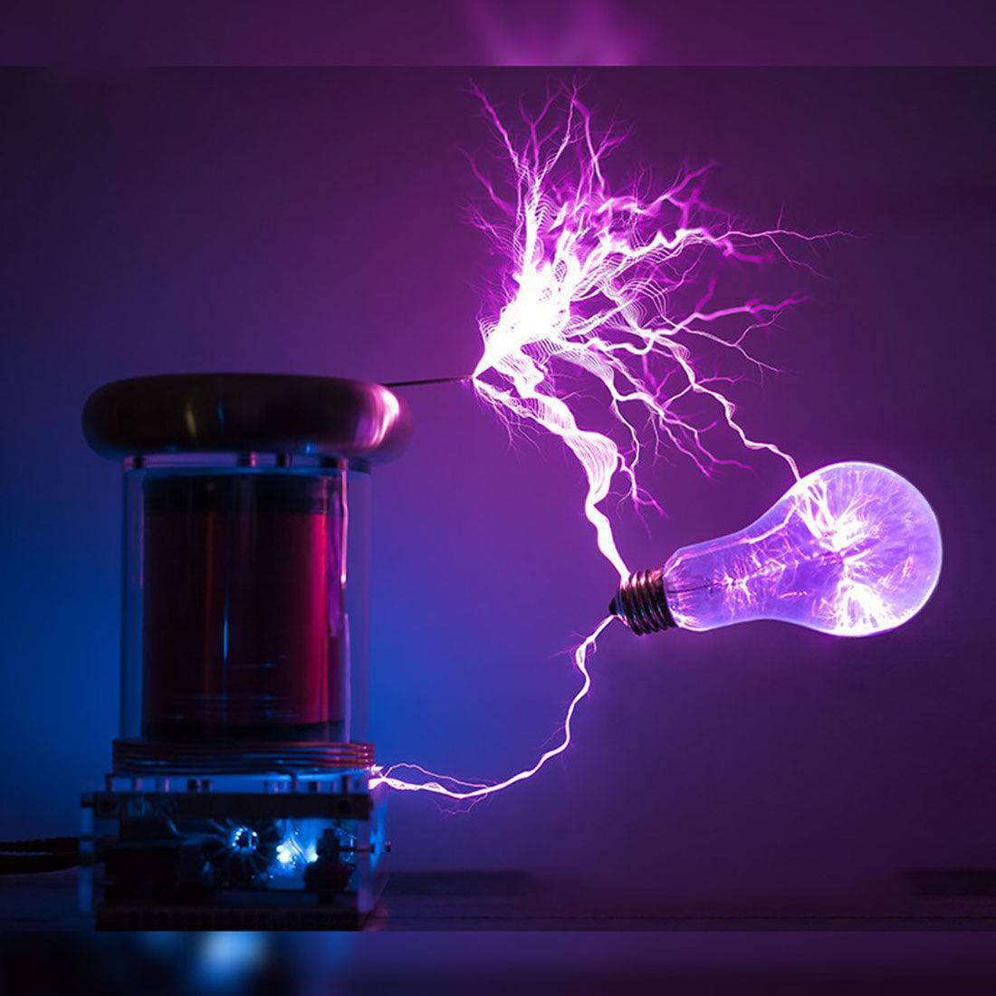 Musical Tesla Coil 20cm Arc Artificial Lightning Generator Desktop Science Toy IGBT Drive