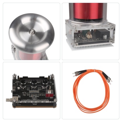 Musical Tesla Coil 20cm Arc Artificial Lightning Generator Desktop Science Toy IGBT Drive