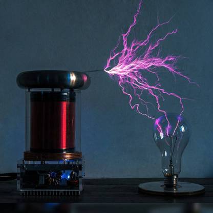 Musical Tesla Coil 20cm Arc Artificial Lightning Generator Desktop Science Toy IGBT Drive