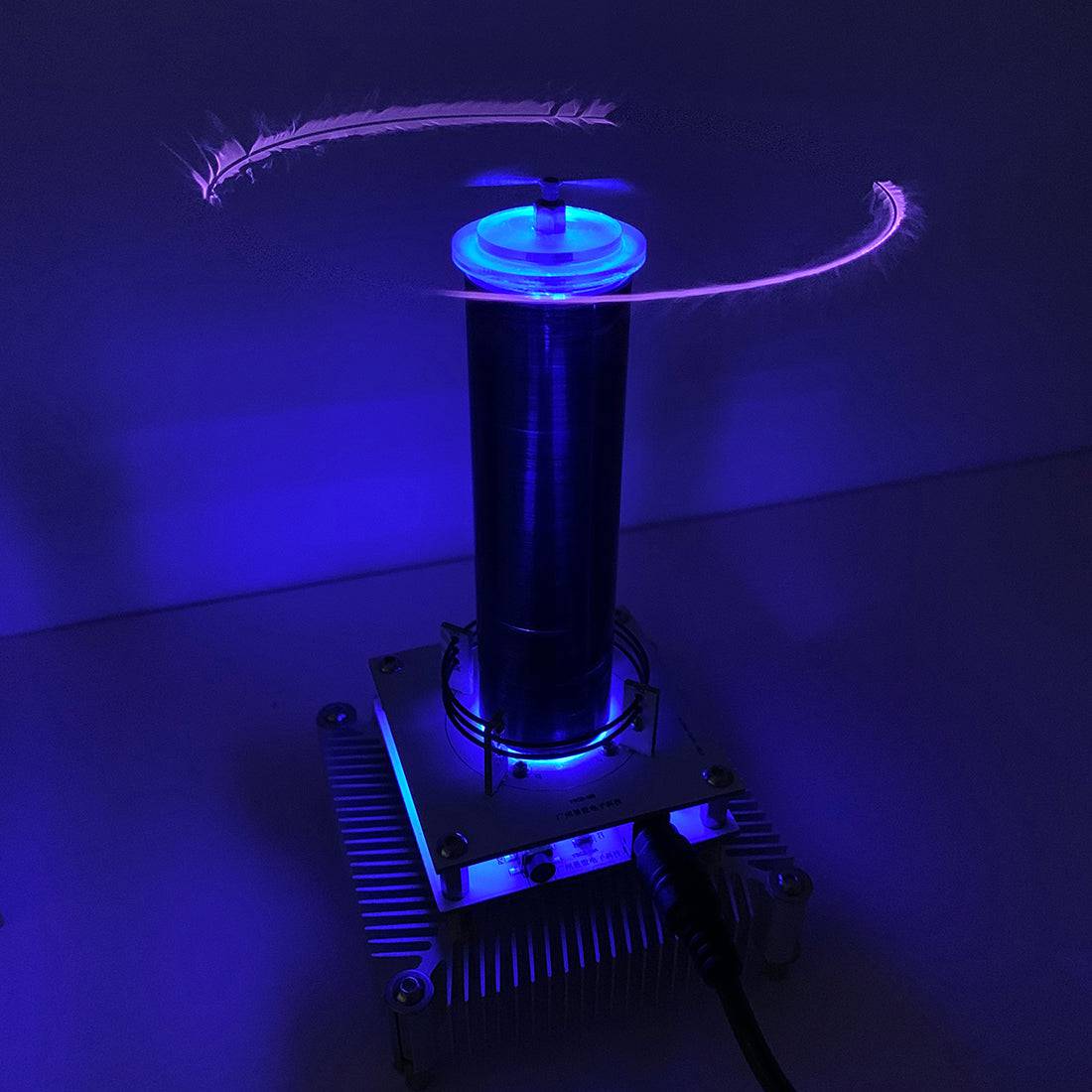 Musical Tesla Coil Plasma Speaker Kit Ion Windmill Wireless Transmission Science Toy 24V-helloworld7