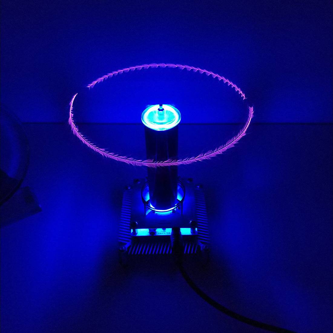 Musical Tesla Coil Plasma Speaker Kit Ion Windmill Wireless Transmission Science Toy 24V-helloworld7