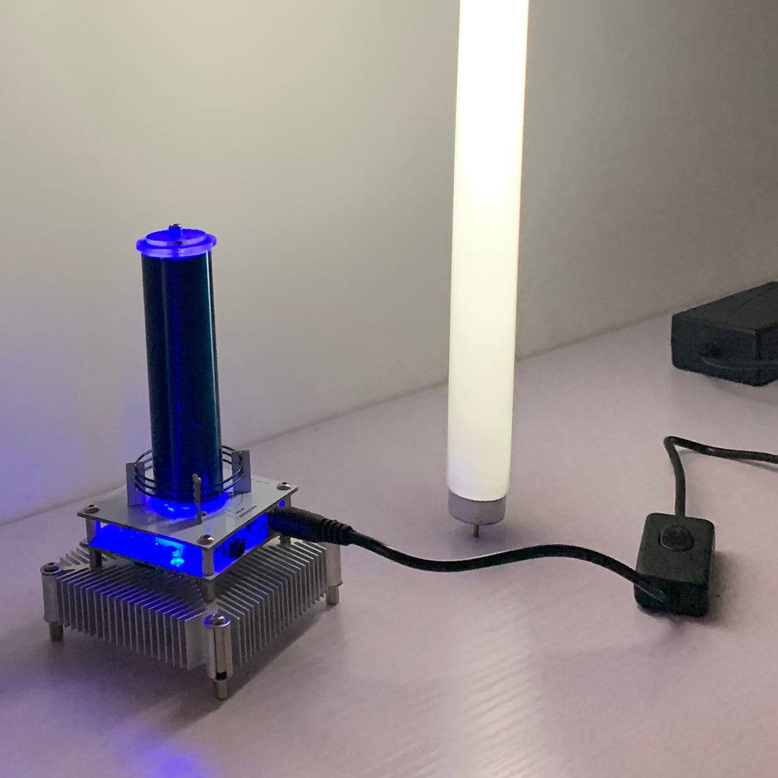 Musical Tesla Coil Plasma Speaker Kit Ion Windmill Wireless Transmission Science Toy 24V-helloworld7