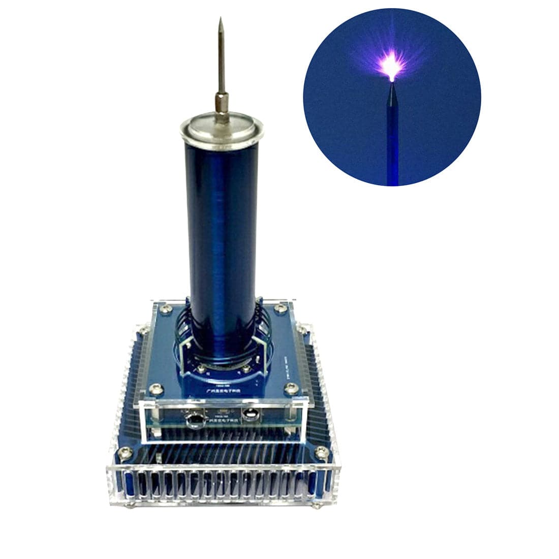 Musical Tesla Coil Plasma Speaker Kit Ion Windmill Wireless Transmission Science Toy 24V
