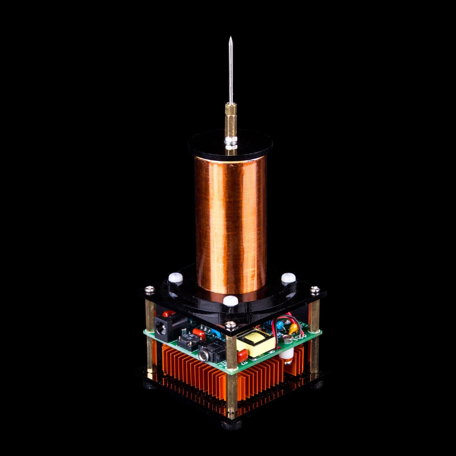 Musical Tesla Coil Plasma Speaker Kit Wireless Transmission Science Experiment Toy 24V