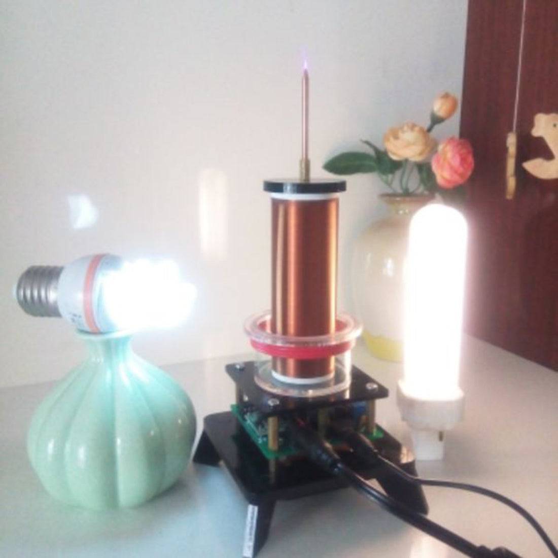 Musical Tesla Coil Plasma Speaker Wireless Transmission Science Experiment Toy