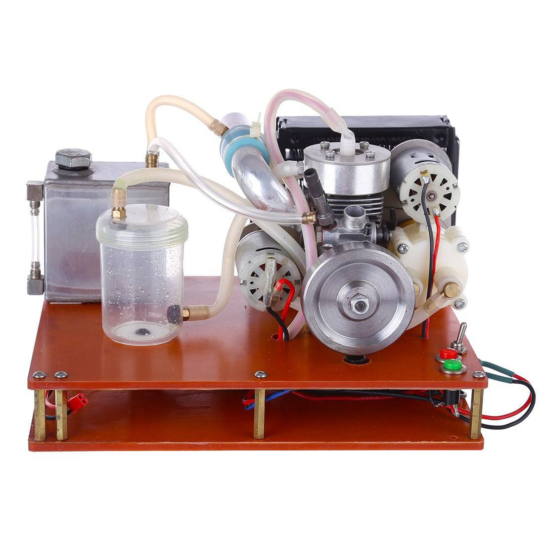 NIKKO 2-Stroke Gasoline Engine Generator Set DIY Water-Cooled 12V Micro Power Plant